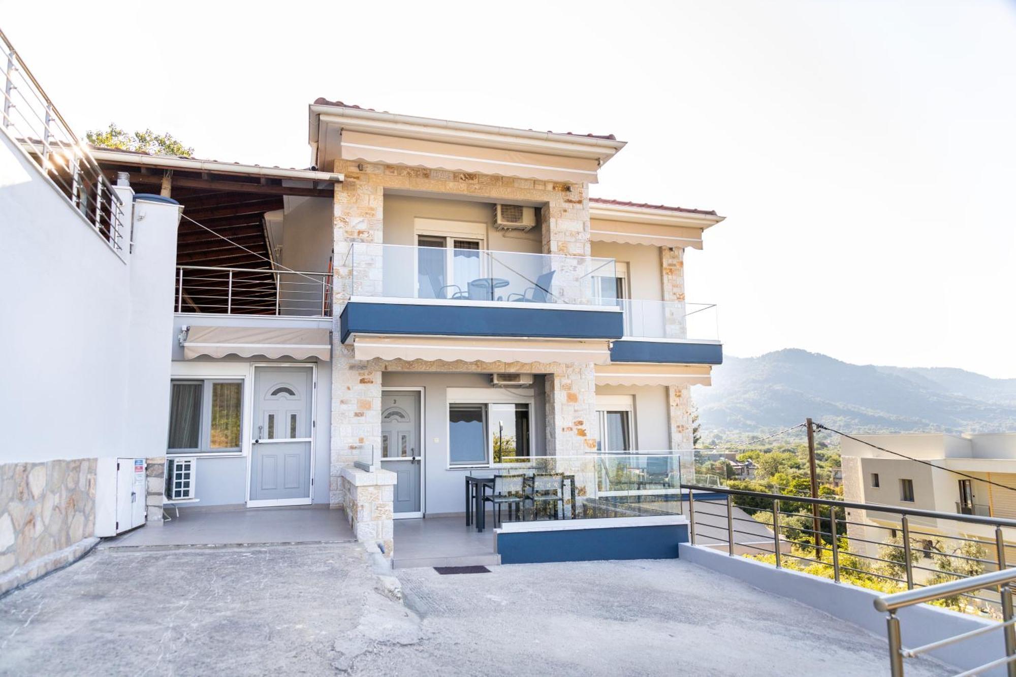 Panagiota Apartments Skala Potamia  Bagian luar foto